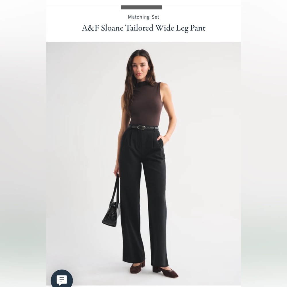 Abercrombie Sloan Wide Leg Pant